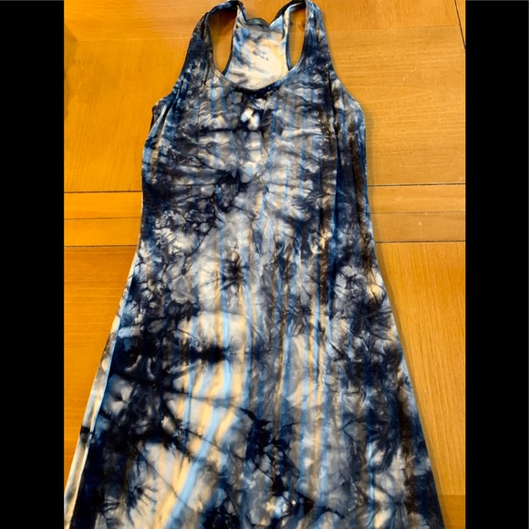 Body hugging tie dye maxi dress - Picture 1 of 4